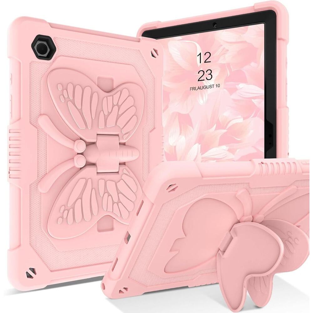 Pink Butterfly iPad Case w/ Strap & Kickstand iPad Air 3 10.5, 2019 2020  2021